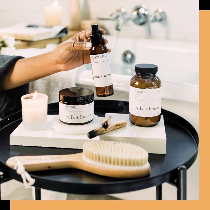 Body-care products prepared for a treatment