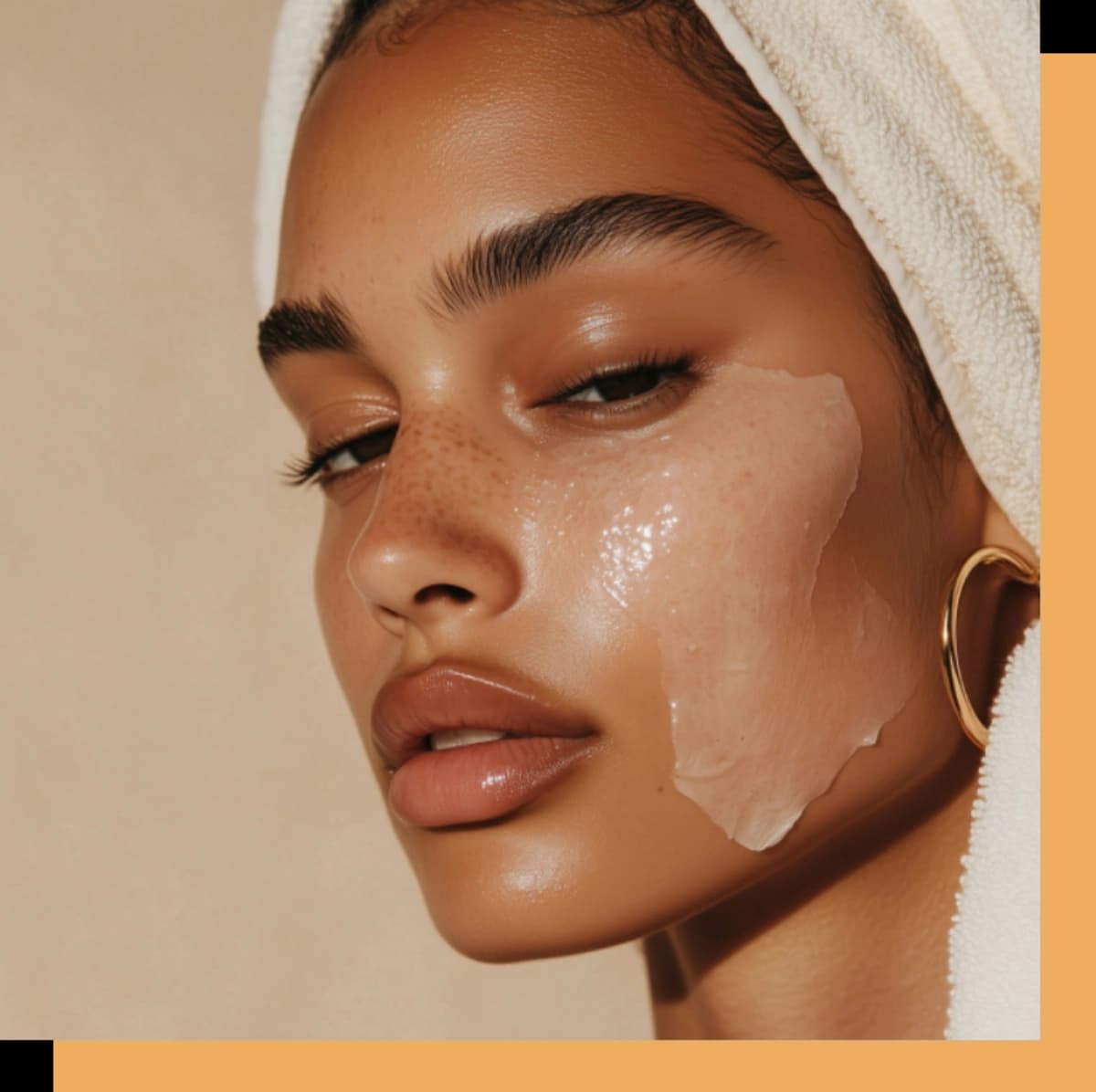 Guest during a facial-care ritual