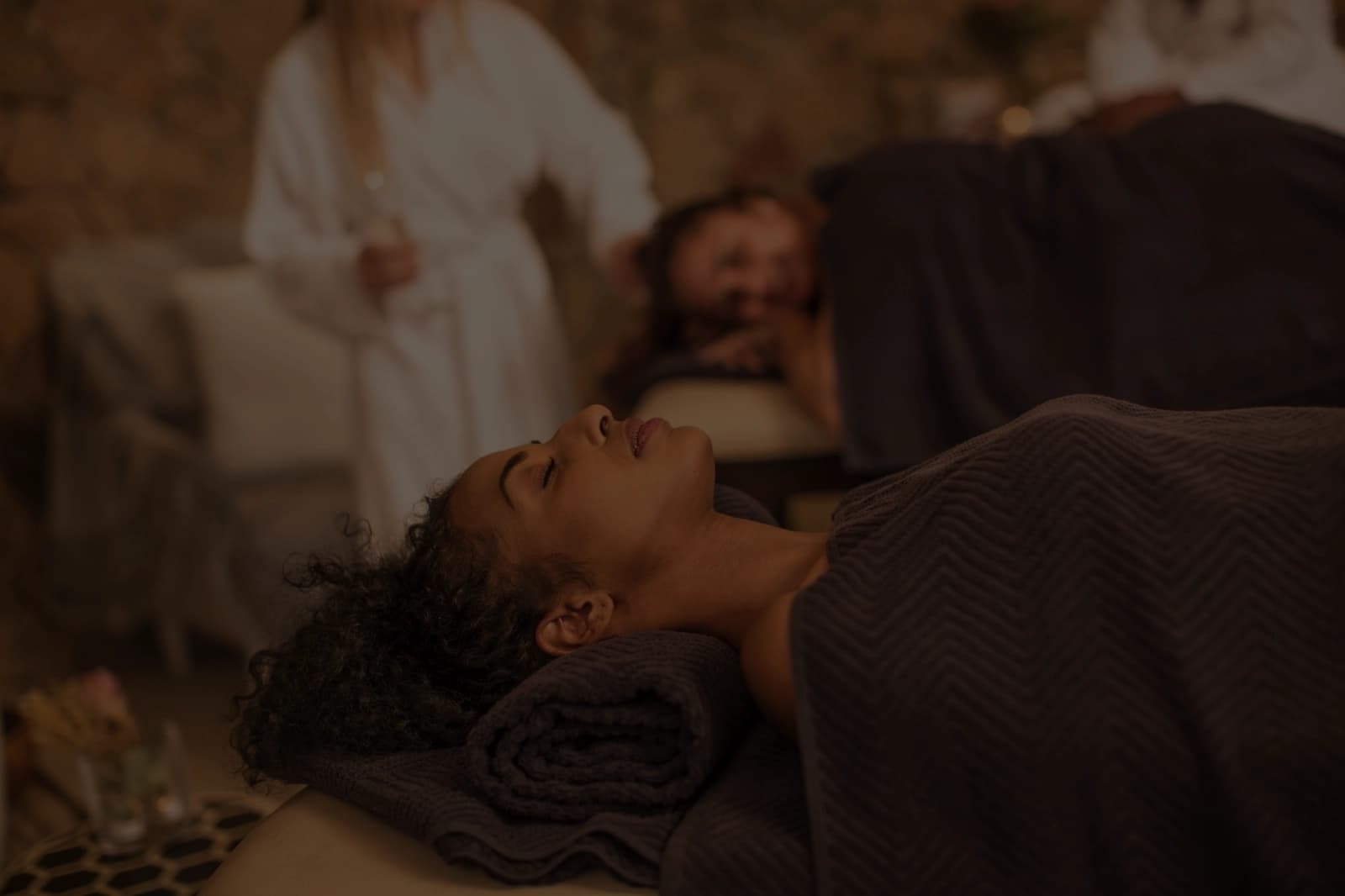 Guest receiving a massage treatment at Imperial Spa & Wellness
